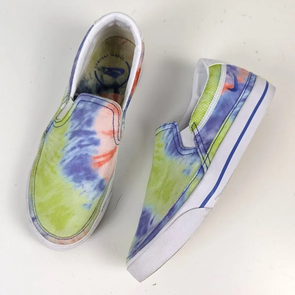 Nike | Multicolor Tie-Dye Slip-On Sneakers Size US7